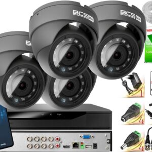 Bcs Monitoring 8 Kamer 4K Basic 8Mpx 1Tb H265 4X Bcs-B-Mk82800 Ir 30M (ZM26407)