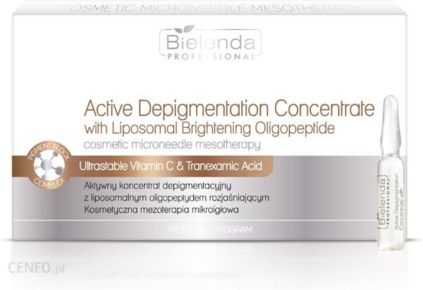 Bielenda Meso Med Aktywny Koncentrat Depigmentacyjny Z Liposomalnym Oligopeptydem Rozjaśniającym