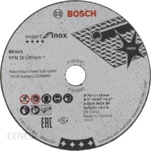Bosch tarcza tnąca expert for inox 2608601520