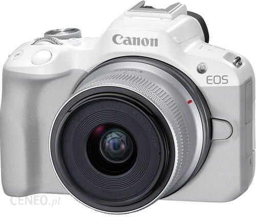 Canon EOS R50 biały + RF-S 18-45 IS STM