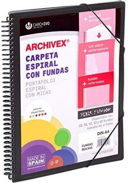 Folder Organizacyjny Carchivo Archivex Star Czarny A4 Spirala
