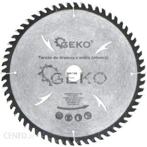 Geko Tarcza do drewna 400x30x60T z widią i otworami G78157