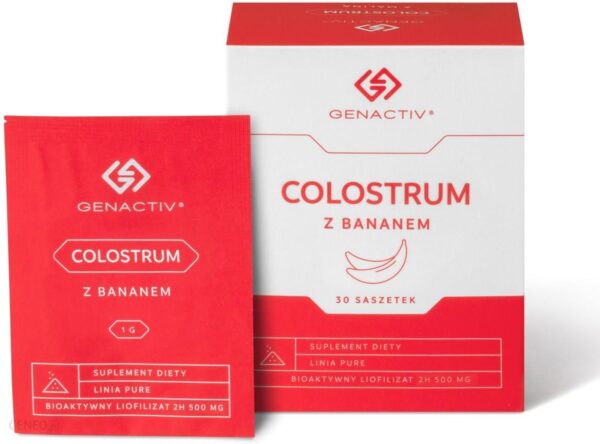 Genactiv Colostrum z bananem (Colostrigen)