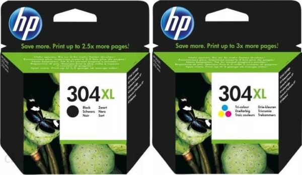 HP 304XL czarny + kolor (N9K08AE N9K07AE)