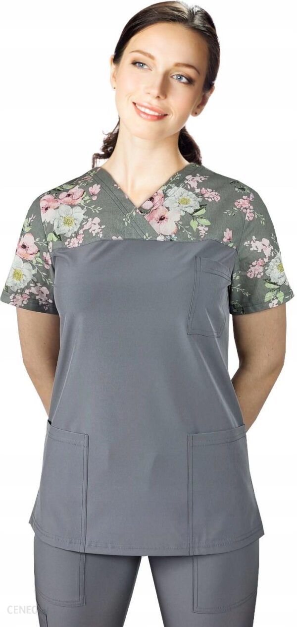M&C Bluza Medyczna Elastyczna Bloom Fit W1 Roz S