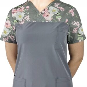 M&C Bluza Medyczna Elastyczna Bloom Fit W1 Roz Xs