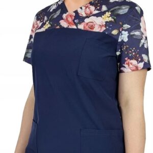 M&C Bluza Medyczna Elastyczna Bloom Fit W2 Roz Xl