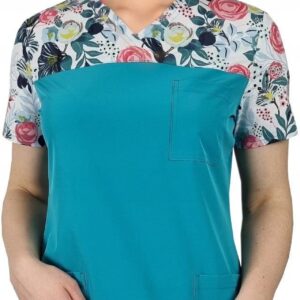 M&C Bluza Medyczna Elastyczna Bloom Fit W6 Roz L