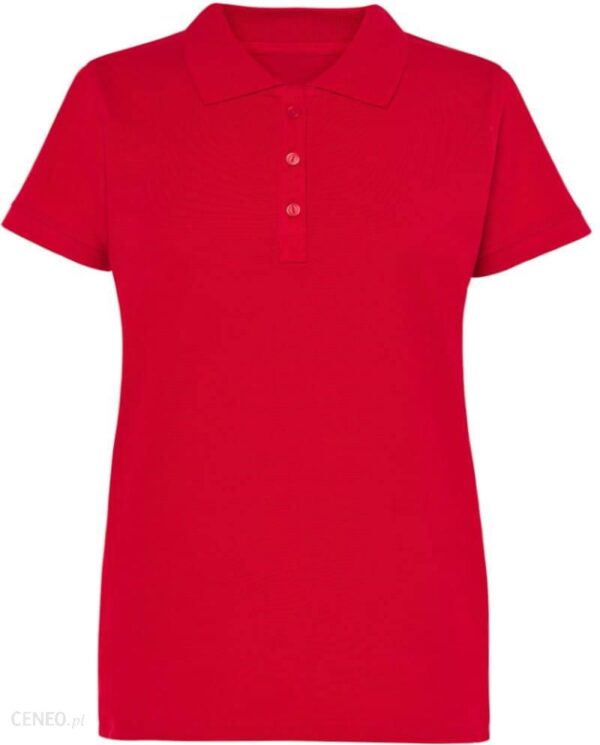 M&C Koszulka Polo Damska Czerwona - Zaprojektuj Sam