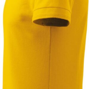 M&C Koszulka Polo Męska Żółta - Nadruk Na Ramieniu