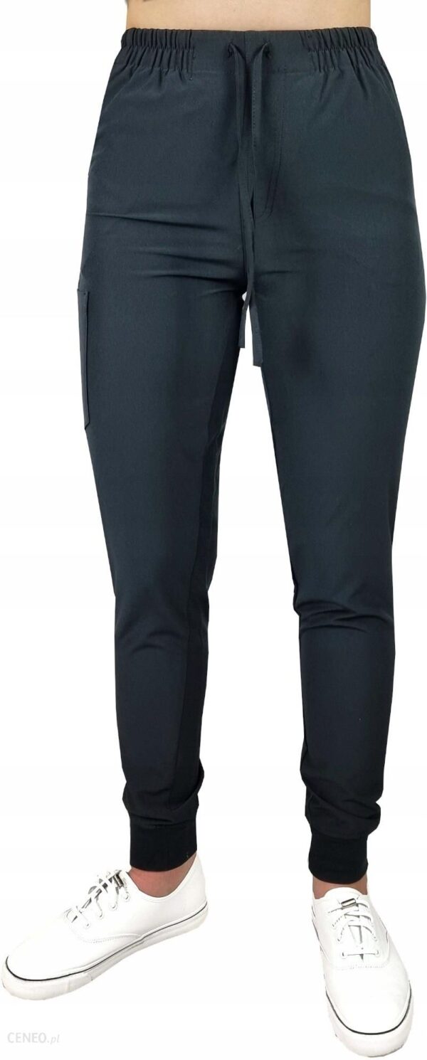 M&C Spodnie Medyczne Elastyczne Czarne Comfort Fit Xxl