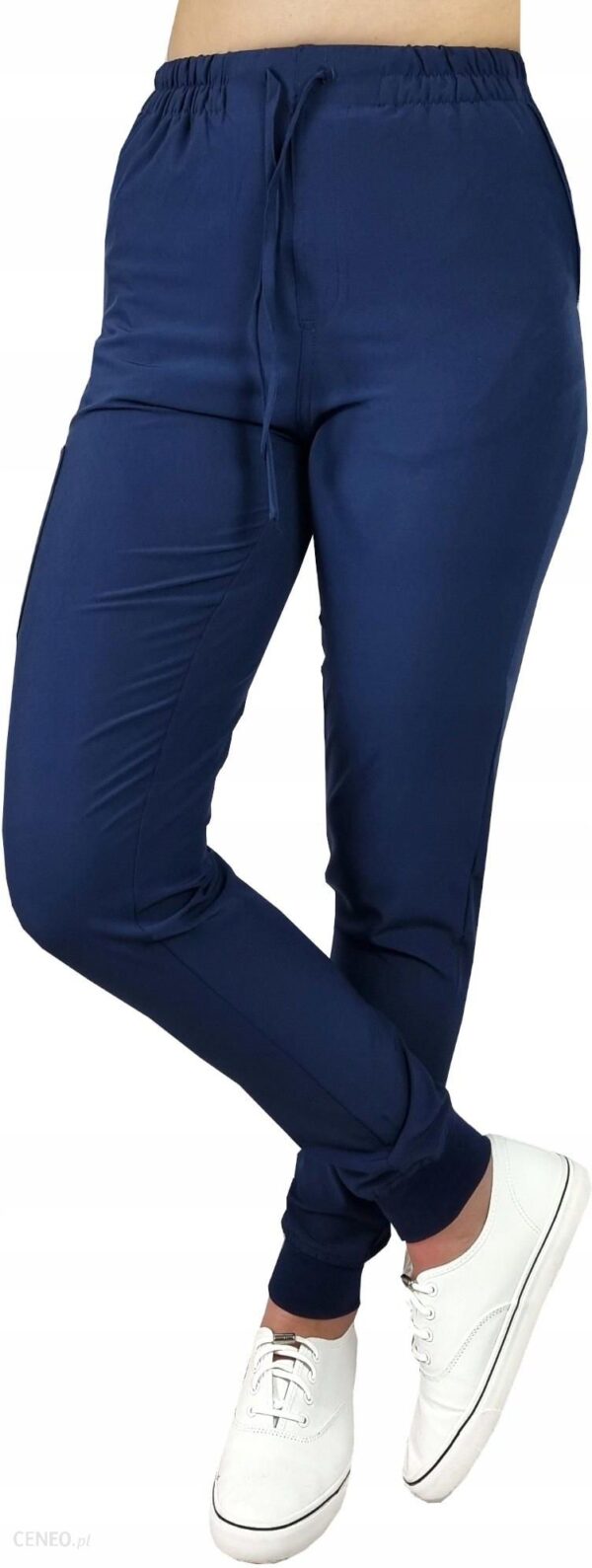 M&C Spodnie Medyczne Elastyczne Granat Comfort Fit Xl