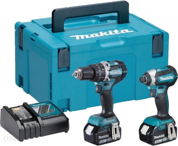 MAKITA DLX2180TJ WKRĘTARKA + ZAKRĘTARKA 18V + 2x5