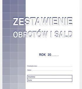 Michalczyk & Prokop Zestawienie obrotów i sald A4 8 kartek (425-1)