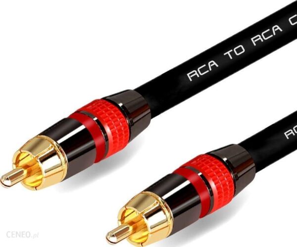 MOZOS KABEL PRZEWÓD RCA DO SUBWOOFER PREMIUM 3M (MCABLERR) (MCABLERR)