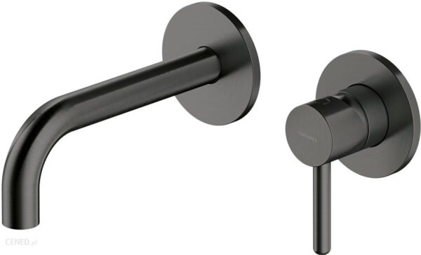 Omnires Y Bateria umywalkowa podtynkowa Y1215HGR Grafit