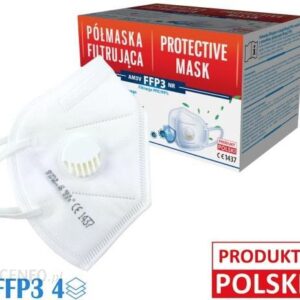 Polska Maska Maski Ffp3 Polskie Z Zaworkiem Bfe >99%
