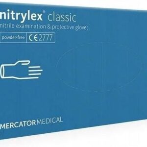 Rękawiczki nitrylowe Nitrylex Basic op. 100szt. (M)