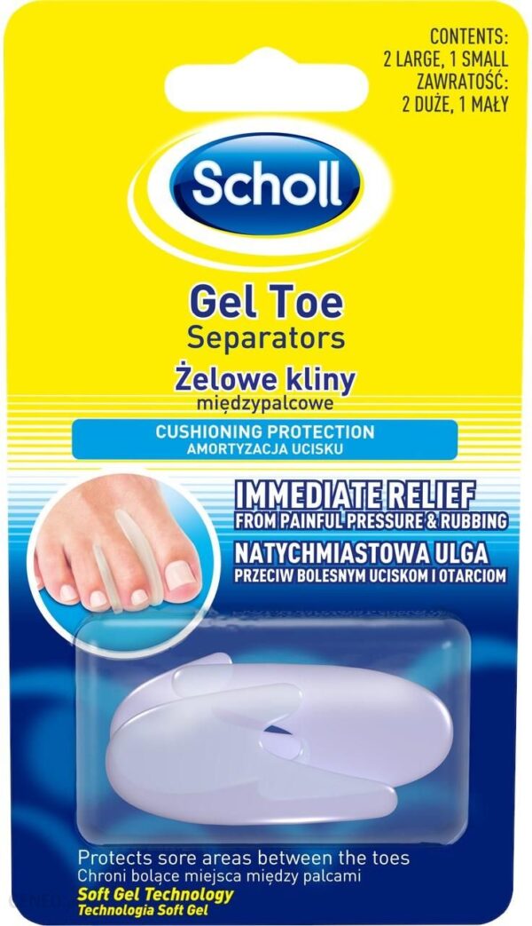 Scholl GelActiv kliny międzypalcowe 3 szt.