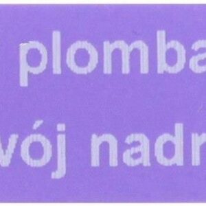 Specmark Etykieta Plomba Void Fioletowa 40x20Mm 250szt. Średnica Gilzy Fi40 (EPTTVP40X20250)