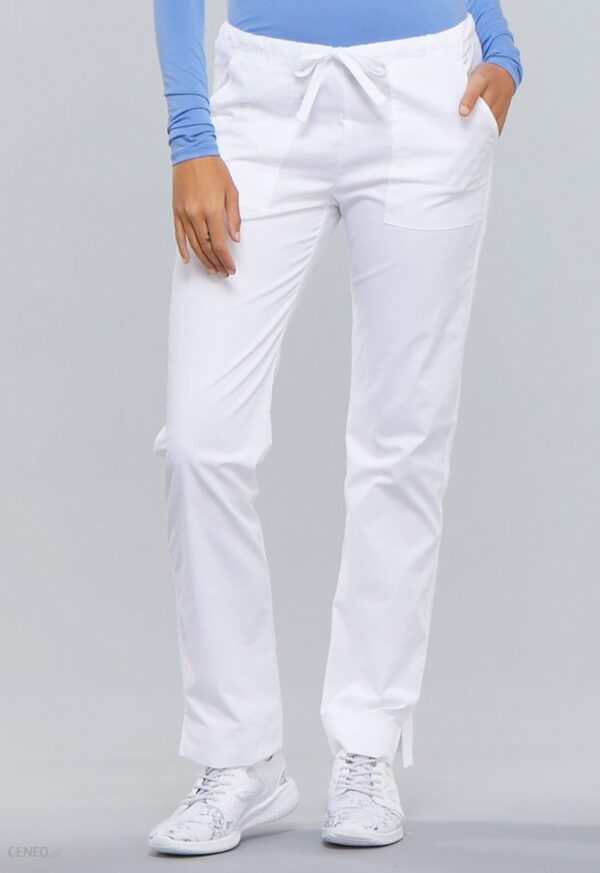 Spodnie Mid Rise Slim Drawsting Pant 4203/Whtw/Xs Spodnie Mid Rise Slim Drawsting Pant