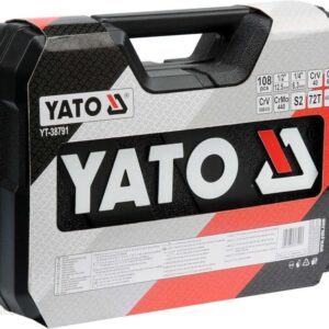 Yato Zestaw narzędziowy 1/4 i 1/2 108 szt YT-38791