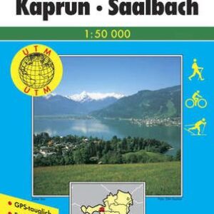 zell am See Kaprun Saalbach mapa 1:50 000 TU FB